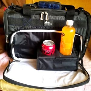 .24 Can Soft Sided cooler Adjustable Shoulder Strap Light Weight Drink Holders